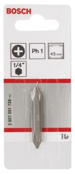 Bosch Çift taraflı uç PH1xPH1*45 mm 1'li