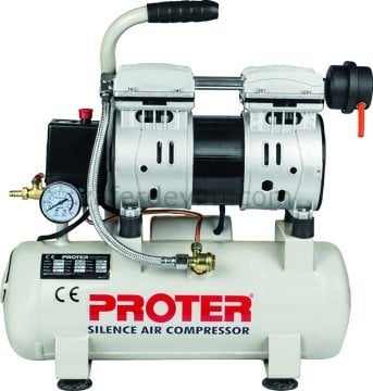 Proter Sessiz & Yağsız Hava Kompresörü 9 Lt
