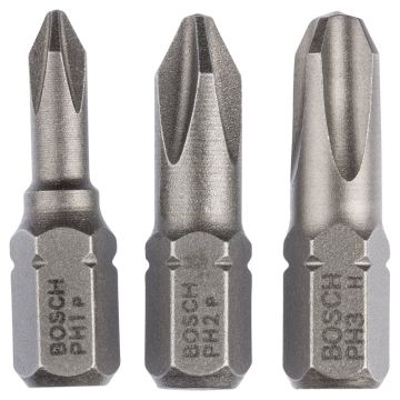 Bosch 3 Parça ExtraHard PH1/2/3*25 mm