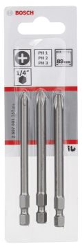 Bosch 3 Parça ExtraHard PH1/2/3*89 mm