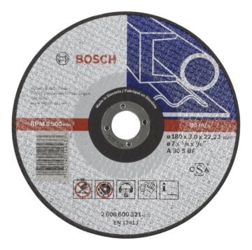 Bosch 180*3,0 mm Expert for Metal Kesme Diski Düz 2608600321