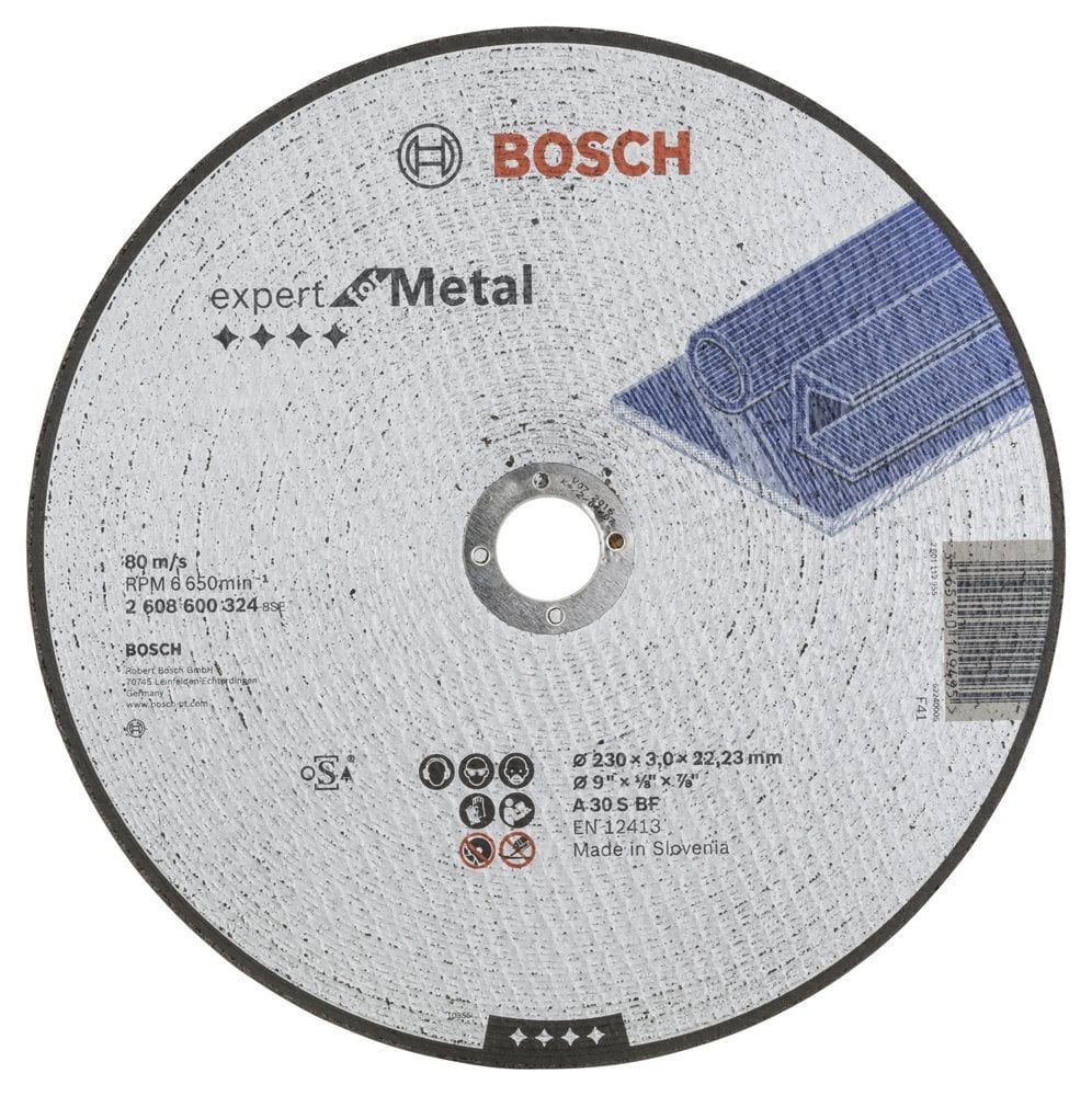 Bosch 230*3,0 mm Expert for Metal Kesme Diski Düz 2608600324