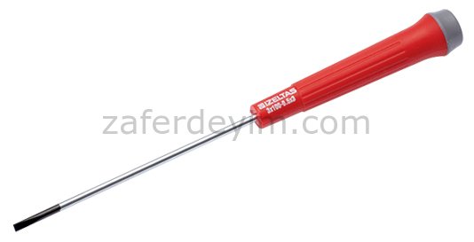 Elektronikçi Tip (Klemens) Düz Uçlu Tornavida 2.5 X 60