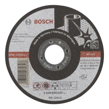 Bosch 115*2,0 mm Expert for Inox Düz