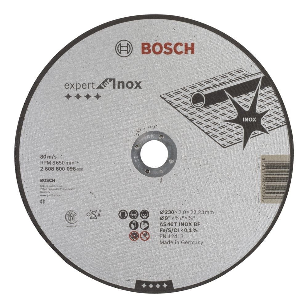 Bosch 230*2,0 mm Expert for Inox Düz