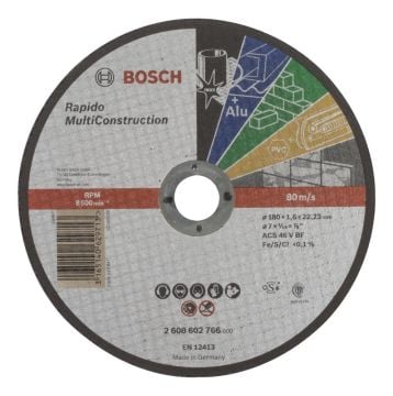 Bosch 180*1,6 mm Rapido MultiConstruction