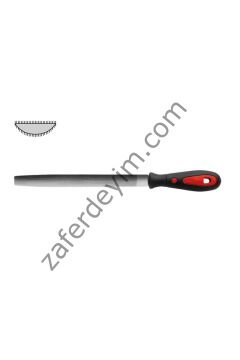 Ceta Form Kalın Yarım Yuvarlak Eğe (Ergonomik Saplı) 24.5 mm