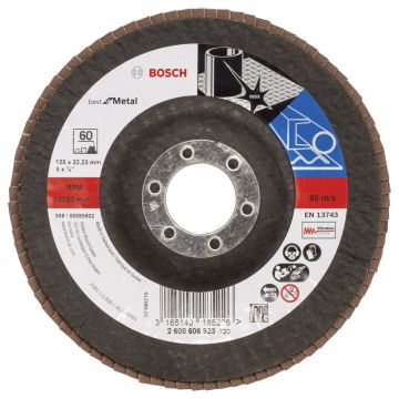 Bosch 125 mm 60 K Best for Metal Flap Disk