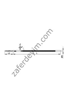 Ceta Form Yuvarlak Motor Eğesi 5/32''