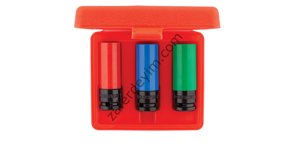 İzeltaş 1/2'' Alaşımlı Jant Lokma Takımı 3 Parça