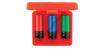 İzeltaş 1/2'' Alaşımlı Jant Lokma Takımı 3 Parça