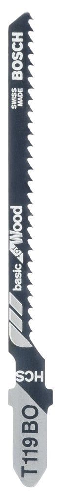 Bosch T 119 BO Basic for Wood 100'lü