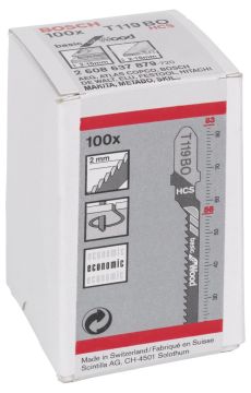 Bosch T 119 BO Basic for Wood 100'lü