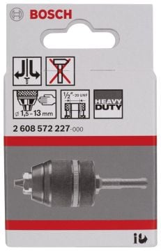 Bosch SDS-Plus Anahtarsız Mandren 1,5-13 mm