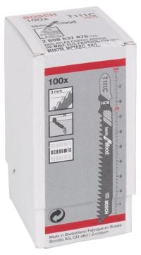 Bosch T 111 C Basic for Wood 100'lü
