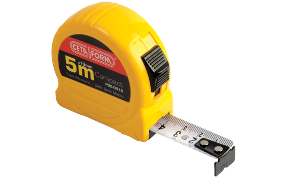 Ceta Form Compact Şerit Metre 5 mt 19 mm