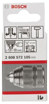 Bosch 1,5-13 mm - 1/2''-20 Anahtarsız Mandren