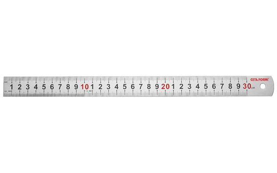 Ceta Form Çelik Cetvel 30 Cm