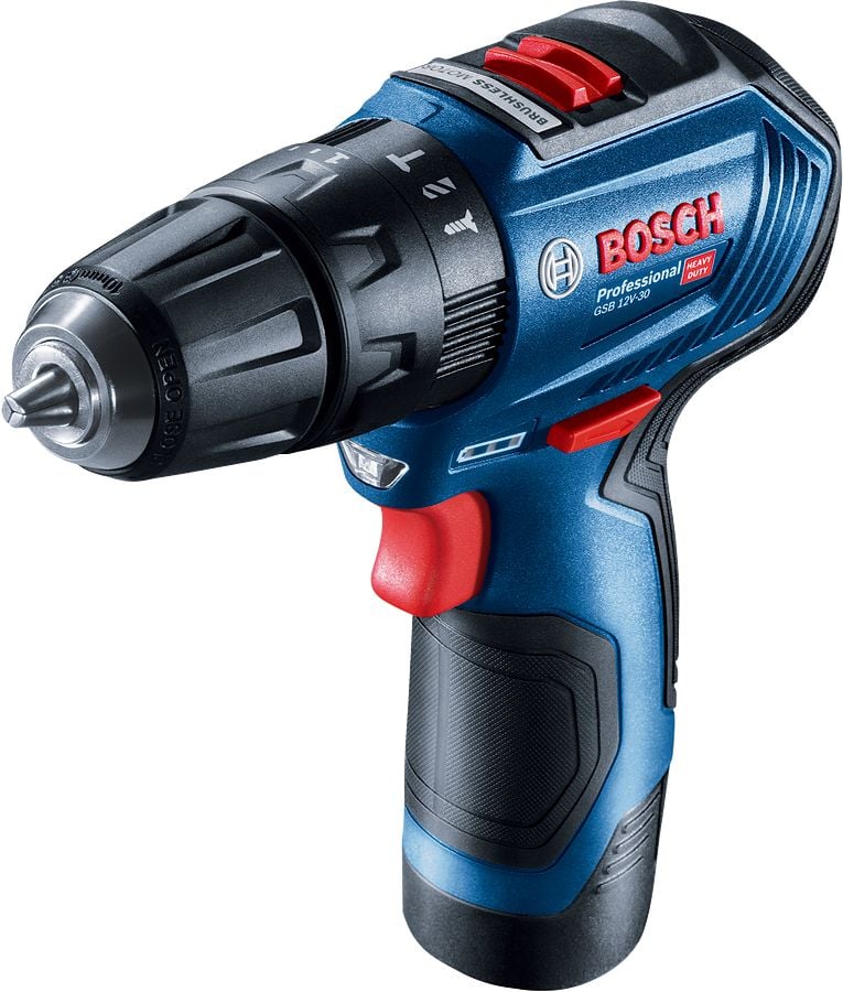 GSB 12V-30 Çift Akülü 2 Ah Darbeli Delme Vidalama Makinesi
