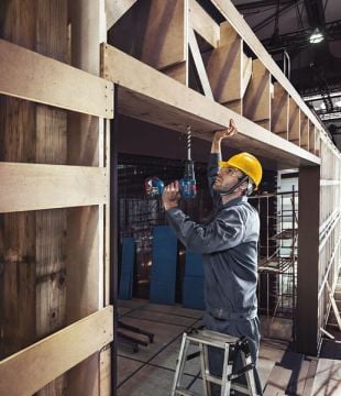 GSB 18V-50 Akülü Darbeli Delme Vidalama Makinesi 2 Ah çift akülü