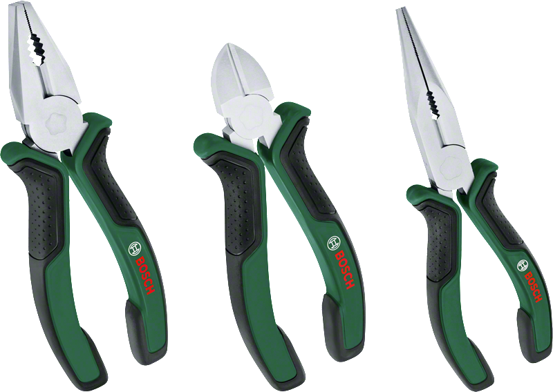 Bosch Pense Seti 3 Parça (Kargaburun, Yan Keski, Pense)