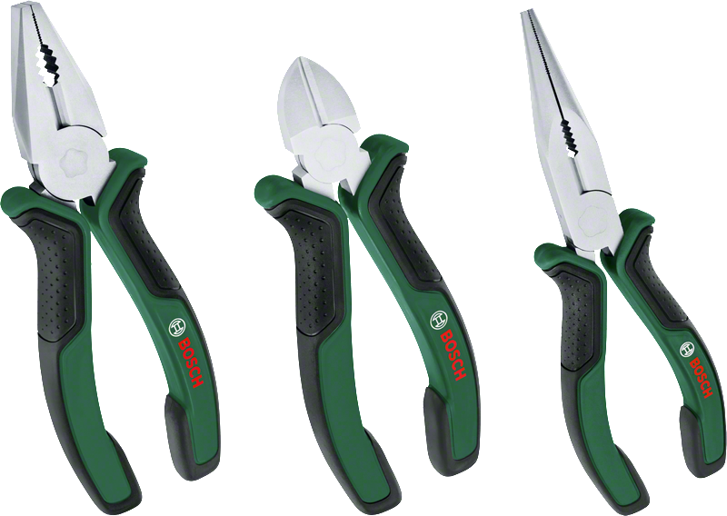 Bosch Pense Seti 3 Parça (Kargaburun, Yan Keski, Pense)