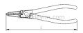 İç Segman Pense (Yaysız Düz) 310 mm
