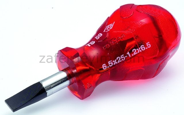 Kraft Seri Düz Uçlu Topaç Tornavida 6.5 X 40