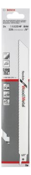 Bosch S 1122 HF Flexible for Wood and Metal 2'li