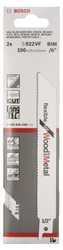 Bosch S 922 VF Flexible for Wood and Metal 2'li