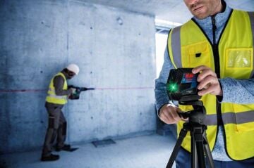 Bosch GCL 2-50G Çizgi Lazer+RM10+Tavan kıskacı