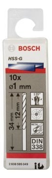 Bosch HSS-G 1*34 mm 10'lu Paket