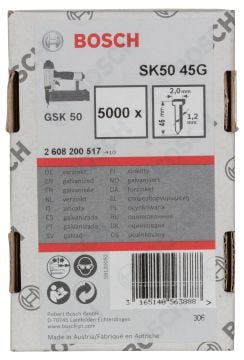 Bosch GSK 50 Çivisi  45 mm 5000li