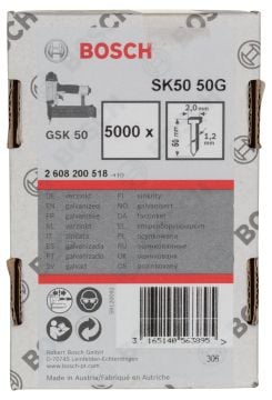 Bosch GSK 50 Çivisi  50 mm 5000li