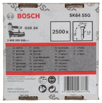Bosch GSK 64 Çivisi 55 mm 2500li Galvanizli