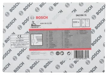 Bosch GSN 90-21DK Çivi  75mm 3000li Düz Parlak
