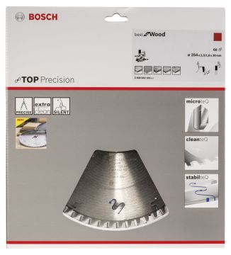Bosch Best for Wood 254*30 mm 60 Diş