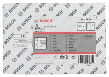 Bosch GSN 90-21DK Çivi  90mm 2500lü Düz Parlak