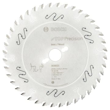 Bosch Best for Wood 250*30 mm 40 Diş