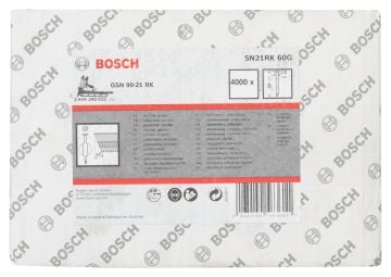 Bosch GSN 90-21DK Çivi  60mm 4000li Düz ÇinkoK