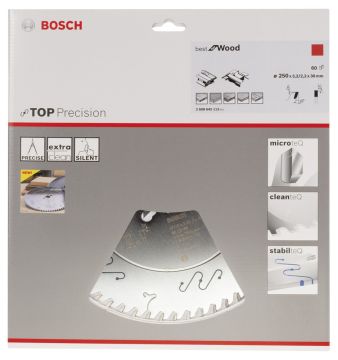 Bosch Best for Wood 250*30 mm 60 Diş