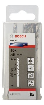 Bosch HSS-G 5*86 mm 10'lu Paket