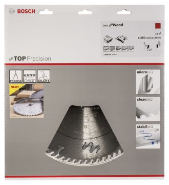 Bosch Best for Wood 315*30 mm 72 Diş