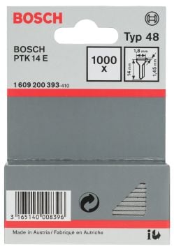 Bosch Zımba Çivisi 14mm PTK 14/3,6 V