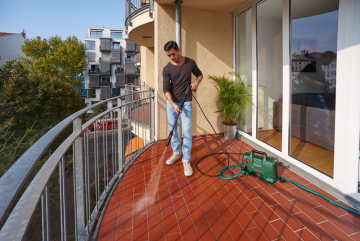 Bosch EasyAquatak 100 Basınçlı Yıkama Makinesi+uzun püskürtme ucu