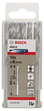 Bosch HSS-G 6*93 mm 10'lu Paket