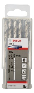 Bosch HSS-G 6,5*101 mm 10'lu Paket