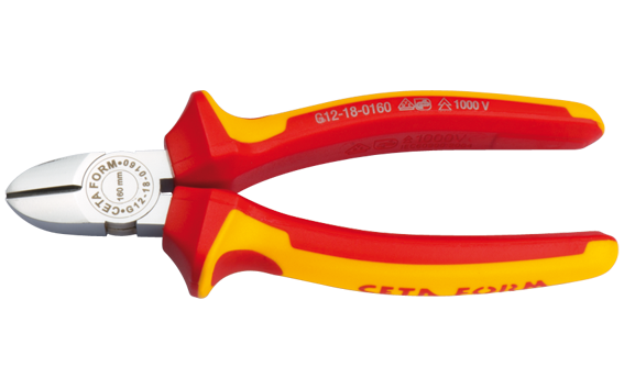 Ceta Form 1000V Yan Keskiler (VDE) 140 mm