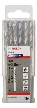 Bosch HSS-G 6,8*109 mm 10'lu Paket