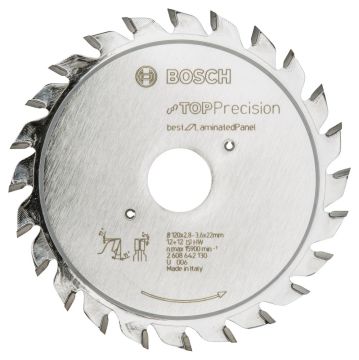 Bosch Best for LaminatedPanel 120*22 mm 12+12 D